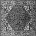 thumbnail image 1 of Ahgly Company Indoor Square Oriental Gray Industrial Area Rugs, 6' Square, 1 of 4