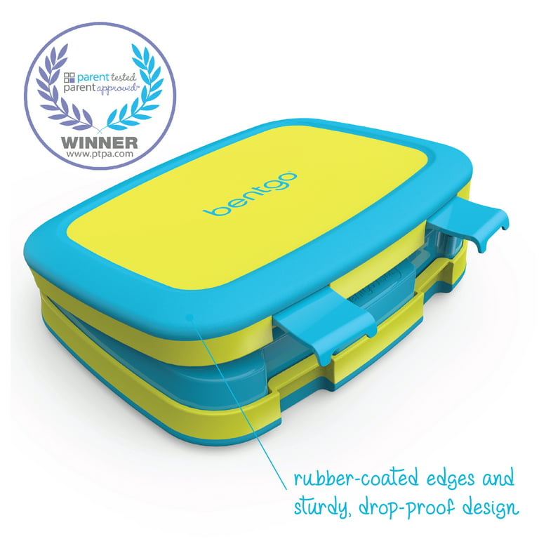 Bentgo Kids Prints Leak-Proof, 5-Compartment Bento-Style Kids Lunch Box -  Ideal Portion Sizes for Ages 3 to 7 - BPA-Free, Dishwasher Safe, Food-Safe  Materials (…