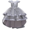 thumbnail image 1 of Vestido infantil Vestido de princesa Vestido de niña Vestido de novia Vestido de noche Vestido bordado pesado Verano, 1 of 1