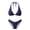 Navy, variant on Bikini Sets for Women Women Cute String Triangle Bikini Sets Swimsuits Bikini for Teens String Bikini Sets for Women Ties Halter Bathing Suit Two-piece Tie Side Adjustable