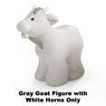 thumbnail image 4 of Replacement Part for Fisher-Price Little People Nativity Set - DPX53 ~ Gray Goat Figure with White Horns ~ Works with Many Sets, 4 of 5