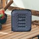 thumbnail image 1 of Contenedor portátil para equipo de camping, bolsa de almacenamiento para botellas de agua al libre, fácil de transportar, bolsa de almacenamiento Negro, 1 of 8