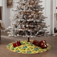 thumbnail image 4 of Sikiie Roosters And Sunflowers Christmas Tree Skirt, Christmas Tree Decorations, Christmas Decor, Tree Mat Decoration(30-48IN)-36", 4 of 6