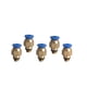thumbnail image 1 of Conectores de manguera de aire neumáticos de impresora 3D de 10 piezas, juego de montaje rápido recto roscado M6 de 4 mm AweSitey  EL5575-00, 1 of 2