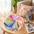 thumbnail image 3 of Cotton Fabric Squares with 100% Cotton Plain Weave and Random Floral Prints, 4 Inch 100 Pack, Multicolor Assorted Patterns for Quilting and Sewing Crafts, Precut Fabric Squares, 3 of 3