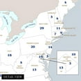 thumbnail image 2 of HISTORIX 2020 United States Electoral College Votes by State Map Poster, 2 of 3