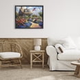 thumbnail image 2 of Stupell Industries An American House Black Framed Floater Canvas Wall Art design by LSR Creative Studio, 17 x 21, 2 of 9