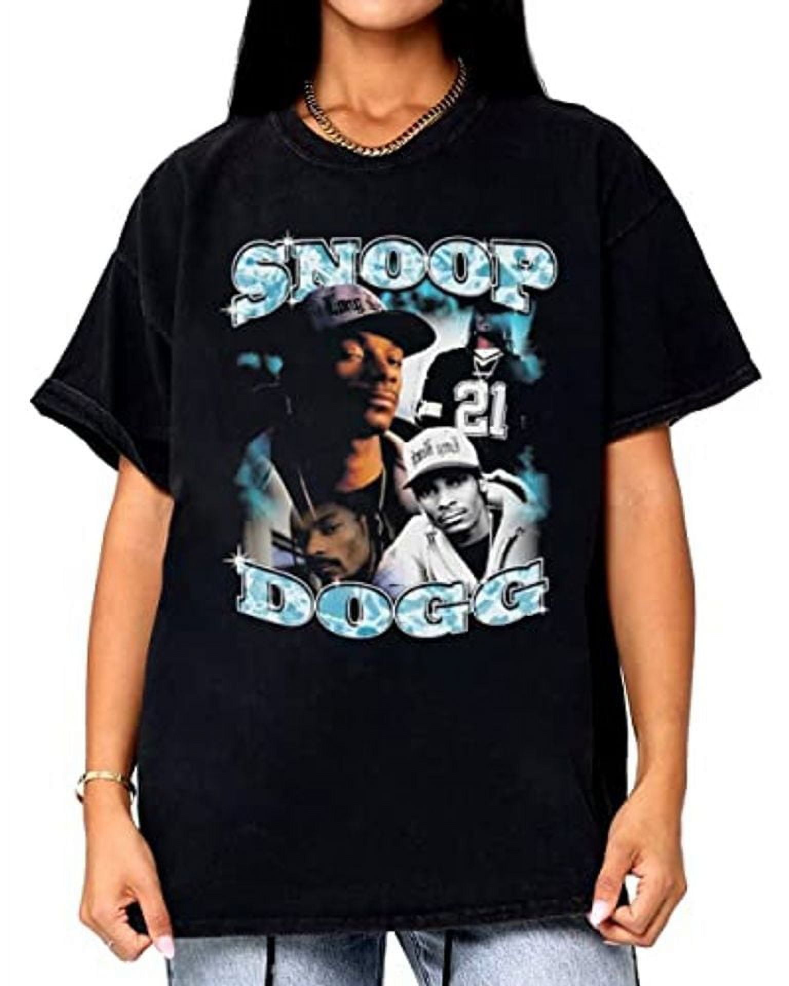 Snoop Dogg Shirt Vintage 90s Shirts Rapper T-shirt - Walmart.com