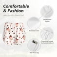 thumbnail image 6 of Lsque Milk Tea Printed Women's Running Shorts with Liner Pockets,Elastic Quick Dry Workout Athletic Gym Yoga Shorts,Womens High Waist Shorts-Small, 6 of 9
