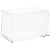 Plymor Clear Acrylic Display Case with Clear Base, 8" x 5" x 5"