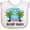 White and Pink, variant on Inktastic Summer Vacation in Delray Beach Boys or Girls Baby Bib