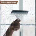 thumbnail image 4 of Squeegee 15.2 cm in length, car water blade, shower squeegee with nonslip grip for windshield, window cleaner, glass door, black., 4 of 5