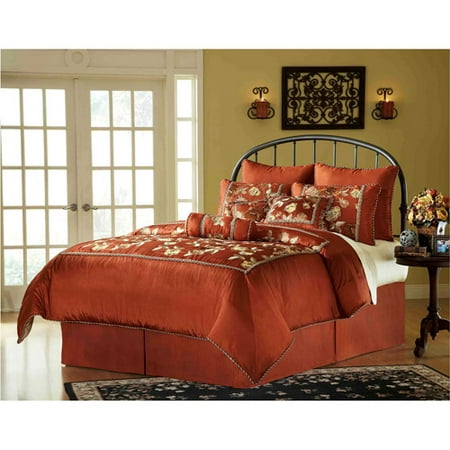 Ginger Bedding Comforter Set Walmart Com