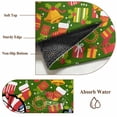 thumbnail image 6 of Merry Christmas Round Area Rug 8Ft Washable Large Circle Rugs for Living Room Dorm, Winter Xmas Stockings Gifts Cartoon Green Non-Slip Carpet Floor Mats Indoor Outdoor Carpet Runner Home Decor, 6 of 8