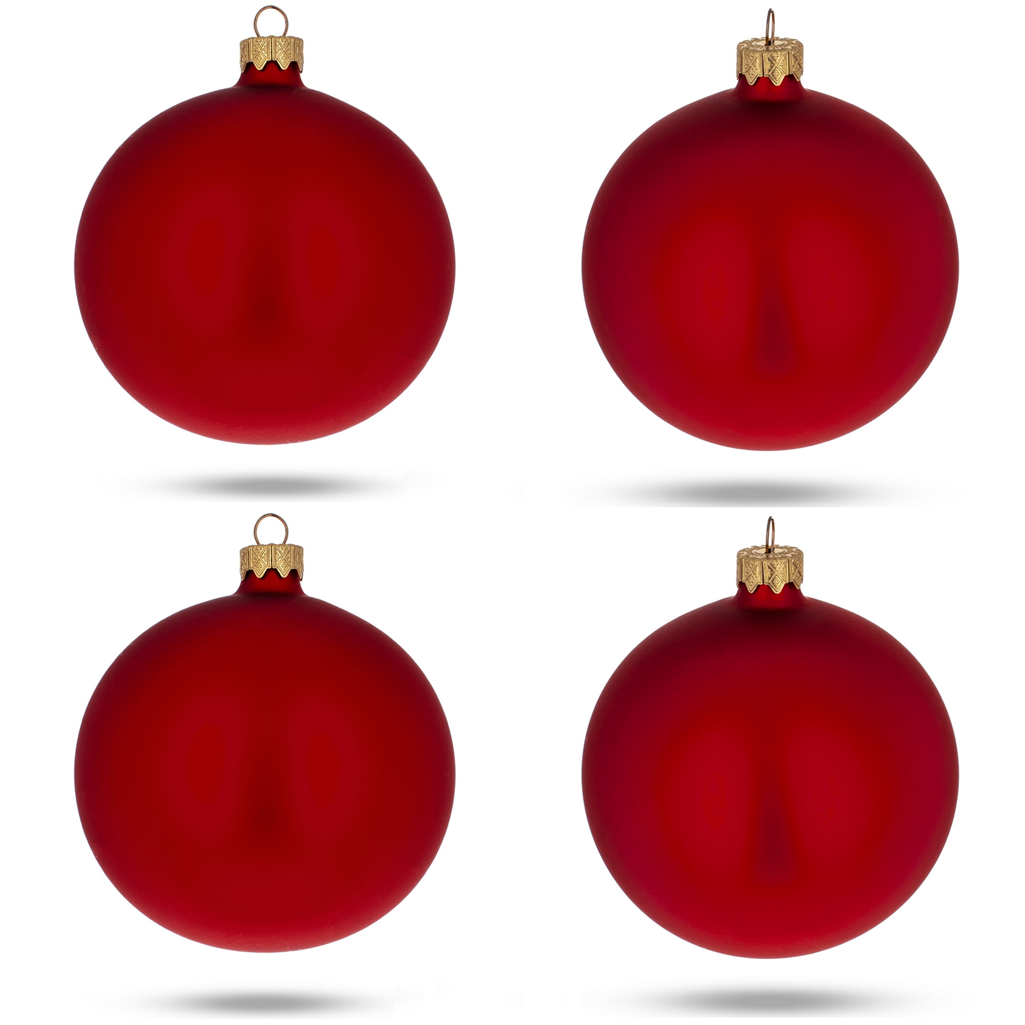 4 PACKAGES Details about   6 COUNT GLASS CHRISTMAS ORNAMENTS 