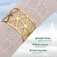 thumbnail image 3 of unbranded 12Ud Para Servilletas De Metal Dorado Con Hueco Para De Y Eventos Formales, 3 of 5