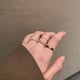 thumbnail image 2 of Anillo de acetato vintage para mujer, moderno, ligero, lujoso, nicho, exquisito juego de anillos para dedos, anillo para unión, 2 of 5