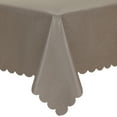 thumbnail image 2 of REGALWOVEN Rectangle Tablecloth Table Cover for Party Kitchen Dining Room, Brown 55" x 118", 2 of 5