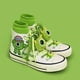 thumbnail image 1 of Disney Monsters University Mr.Q Mike zapatos de lona altos moda Casual lindo patrón de grafiti dibujos animados niños niñas zapatos + muñecasBlanco43 Deng Xun unisex, 1 of 2