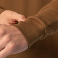 thumbnail image 3 of Sudadera Fruit of the Loom Eversoft Fleece para hombre Golden Pecan, 3 of 4