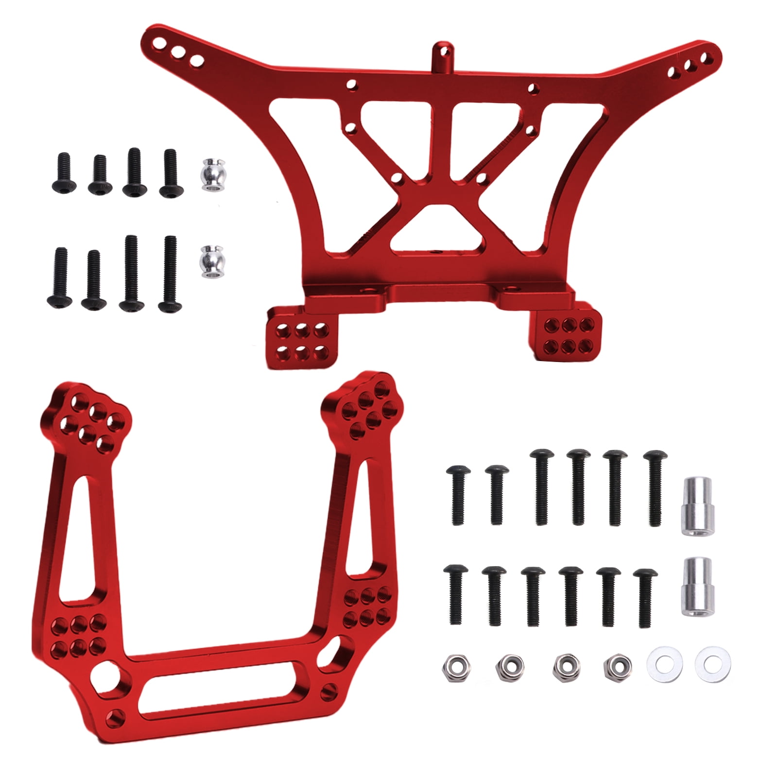 RC1:10 Red Rear Shock Tower Plate Upgrade Parts for TRXXAS SLASH 2WD 