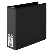 Wilson Jones 362 Basic Round Ring View Binder, 3", Black (W362-49BPP)