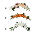 thumbnail image 3 of Kearding Guirnalda de puerta con botín de flores, accesorios para el hogar de aniversario exquisito, guirnalda de fiesta sin rebabas, guirnaldas Decoración del hogar Blanco 75cm Kearding  HA084034-03, 3 of 6