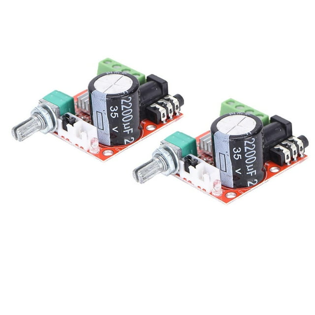 Módulo de licencia Amplificador Estéreo PAM8610 Doble Canal 12 V 2 Unids Zulema Tarjeta de amplificador estéreo