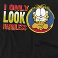 thumbnail image 2 of Garfield T-Shirt I Only Look Harmless Unisex Graphic Tee For Men & Women, 2 of 7