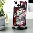 thumbnail image 4 of Anti-Collision Protective Spider Web Design Mobile Phone Case for iPhone 15 Pro, Black, 4 of 7
