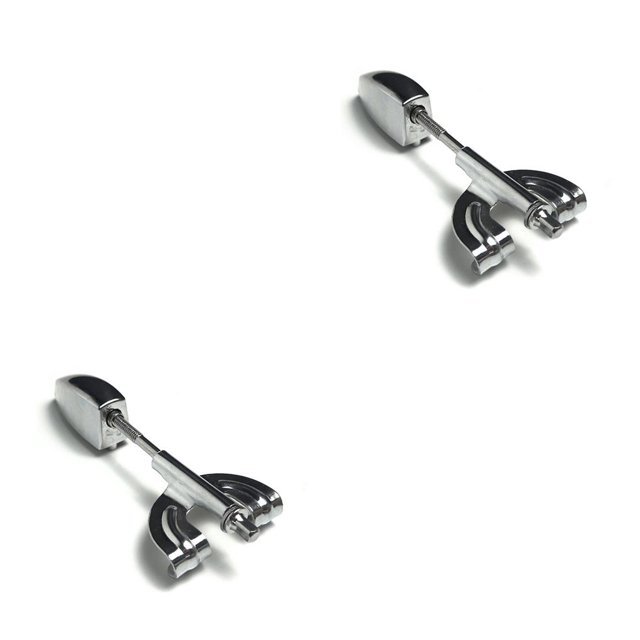 Advancent Gancho de garra de bombo, varillas de tensión, accesorios de percusión, lengüetas de tambor de fijación reutilizables con tornillo 2Conjunto