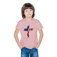 thumbnail image 6 of BRGZLK Boys Girls Independence Day Patriotic Tops Kids Memorial Day Flag Printed Shirt Fashion Cute Round Neck Cotton Short Sleeve Tees Pink 3-4 Years, 6 of 6