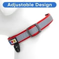 thumbnail image 5 of Pawtitas Classic Padded Reflective Dog Collar Lumberjack Small Dog Collar Red, 5 of 8