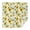 White Green Leaf, variant on Black White Cow Pattern Sunflower Square Tablecloth,Waterproof Square Table Cover,Wipeable Spillproof Washable Table Cover for Home Kitchen Party Decor 42"X42"(107x107cm)