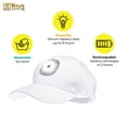 thumbnail image 2 of Gorra de béisbol LED Roq Innovation con faros delanteros para hombre y mujer, 2 of 7