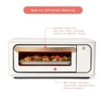 thumbnail image 4 of 2024 New Beautiful Infrared Air Fry Toaster Oven, 9-Slice, 1800 W, White Icing, 4 of 11