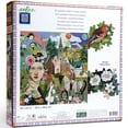 thumbnail image 3 of eeBoo Piece & Love: Artist & Daughter - 1000 Piece Puzzle - Adult Square Jigsaw, 23x23", Includes Image Reference Insert, Glossy High-Quality Pieces, 3 of 7
