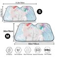 thumbnail image 3 of Balery Cute Elephant Print Car Windshield Sun Shade,Windshield Sunshade for Car Pickup Truck SUV Accessories-Medium, 3 of 7