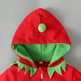 thumbnail image 5 of Tao Tao Newborn Baby Boys Girls Santa Outfit Christmas Elf Rompers Infant Jumpsuit With Hat Red 3 Months, 5 of 8