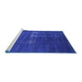 thumbnail image 2 of Ahgly Company Machine Washable Indoor Rectangle Oriental Blue Industrial Area Rugs, 5' x 7', 2 of 4