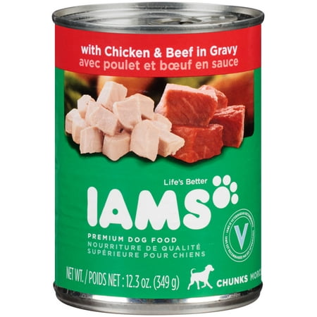 UPC 019014026036 product image for Iams Chunks Chicken & Beef in Gravy Wet Dog Food, 13.2 Oz (Case of 12) | upcitemdb.com