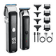 thumbnail image 1 of Maquina Para Cortar Cabello   Lab.G Cortadora De Pelo Kit Profesional Inalambrica Completo plata negro, 1 of 5