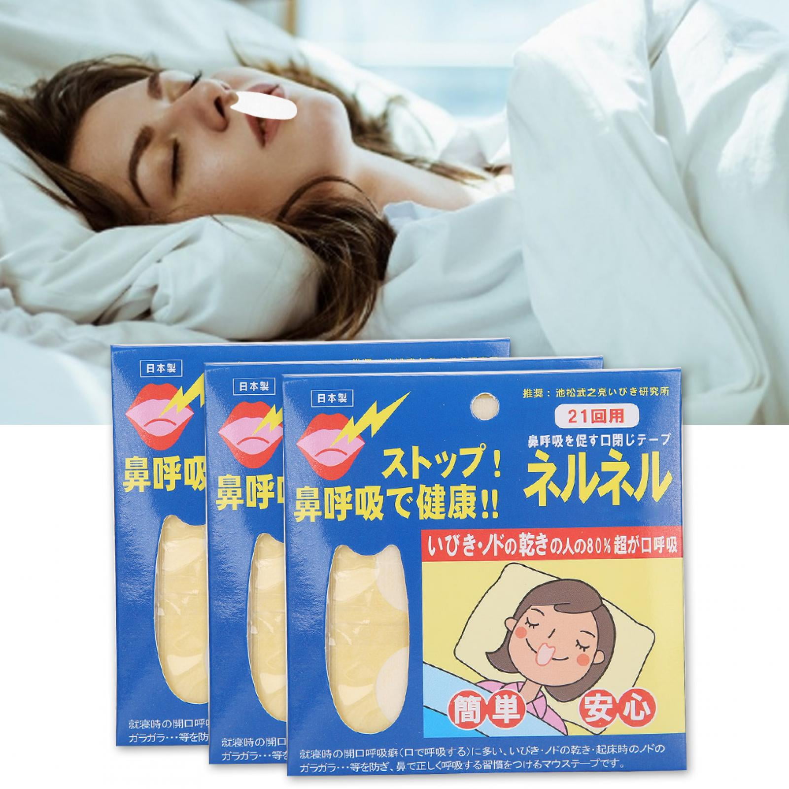 Domqga Sleeping Nasal Strip,Anti‑Snoring Patch Health‑Care Sleeping Nasal Strips Better Breath Snoring Aid Device,Nasal Patch