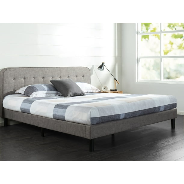 Zinus Melodey 42 Upholstered Platform Bed Frame King Walmart Com Walmart Com
