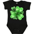 thumbnail image 3 of Inktastic Painted Clover Patch- Shamrocks for St. Patricks Day Boys or Girls Baby Bodysuit, 3 of 5