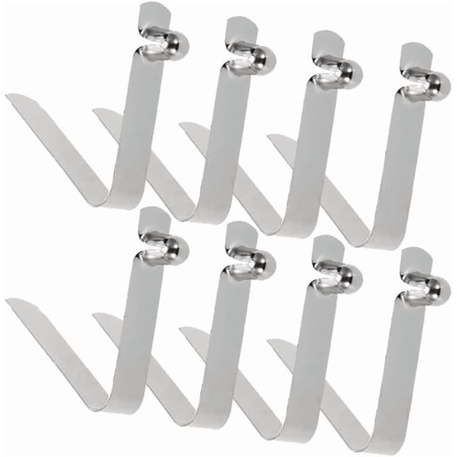 Stainless Kayak Paddle Spring Snaps 9.5x6mm Pole Push Button Spring Clips Steel Solid Button Locking Tube Single Pin for Outdoor Camping Awning Tent Pole Replacement Accessories 8 Pack