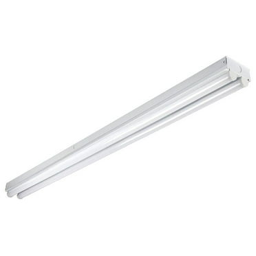4FT 2-Lamp Strip Light - 4ST2L4040R - 4 Foot Fluorescent Fixture - 4433 Lumens - Surface/Chain/Toggle Mount 4 ft. no color
