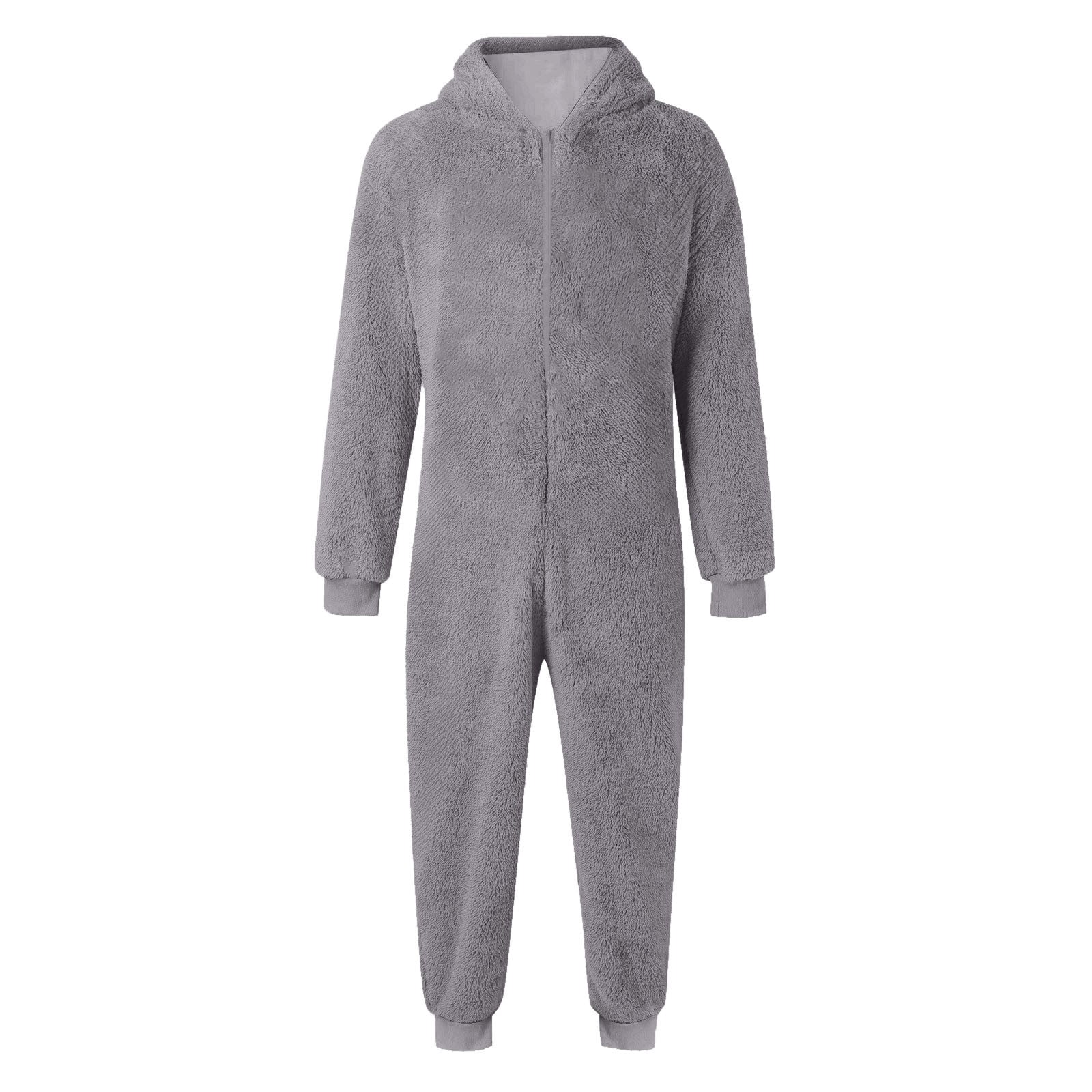 WOYY Onesies for Boys Girls Hooded Jumpsuit Winter Warm Romper One-Piece, Sizes 7-8
