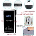 thumbnail image 6 of EXMAX® EX-100 Wireless Tour Guide System Microphone Earphone Assisted Listening for Translation Private Silent Conference Travel City Tour (1 Transmitter 10 Receivers 16-port USB Charging Base), 6 of 9