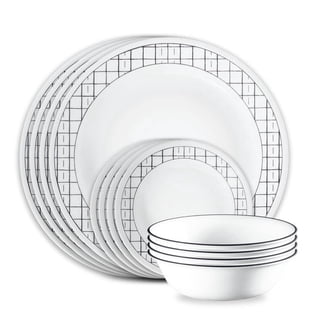 Corelle Adlyn 16-piece Square Dinnerware Set with Coffee Mugs